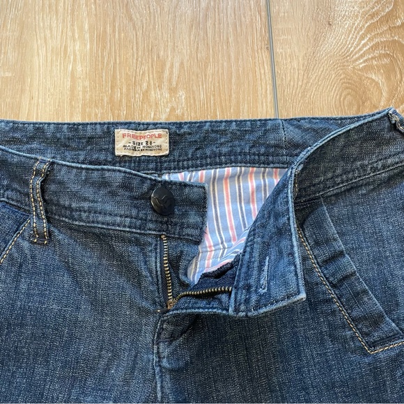 Free People Long Denim Short - Picture 4 of 14